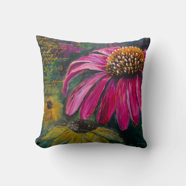 Coneflower Pillow (Front)