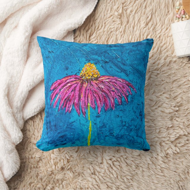 Coneflower Pillow (Blanket)