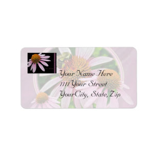 Coneflower Save the Date Label