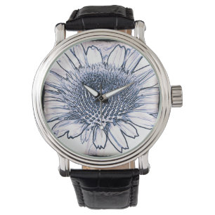 Coneflower Sketch Watch