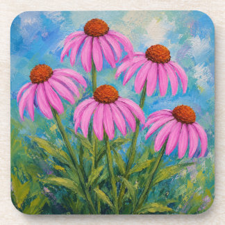 Coneflowers Coaster