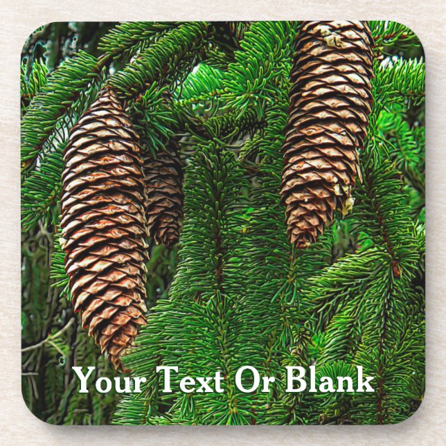 Cones And Needles Coaster (Front)