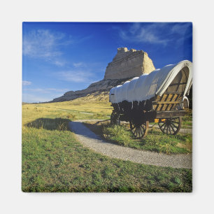 Conestoga wagon at Scottsbluff National Magnet
