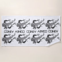 Coney Beach Towel