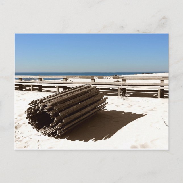 Coney Island Beach, NY Postcard (Front)