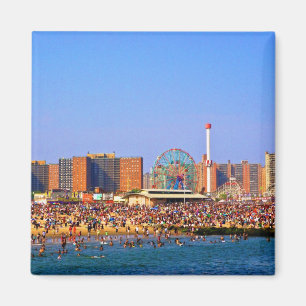 Coney Island beach - NYC magnet