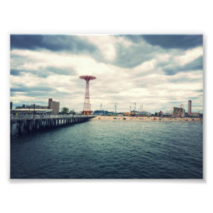 Coney Island Beach Photo Print