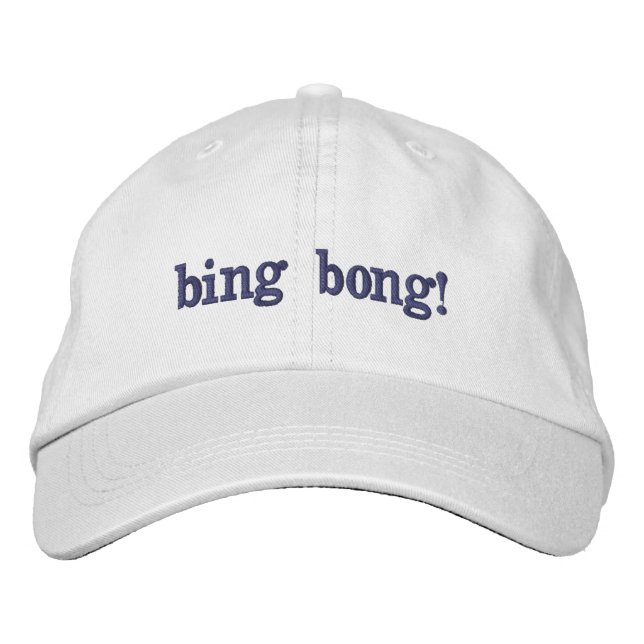 coney island bing bong embroidered hat (Front)