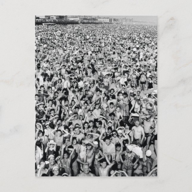 Coney Island Bright Beach Postcard (Front)