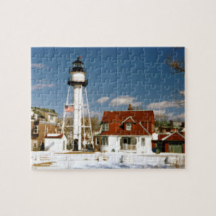 Coney Island Lighthouse, New York Jigsaw Puzzle