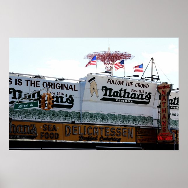 Coney Island, New York City Photo Poster (Front)