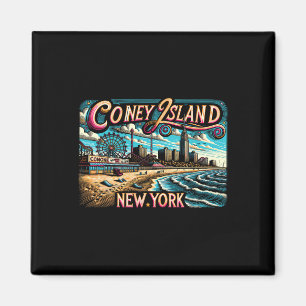 Coney Island New York Travel Summer Family Vacatio Magnet