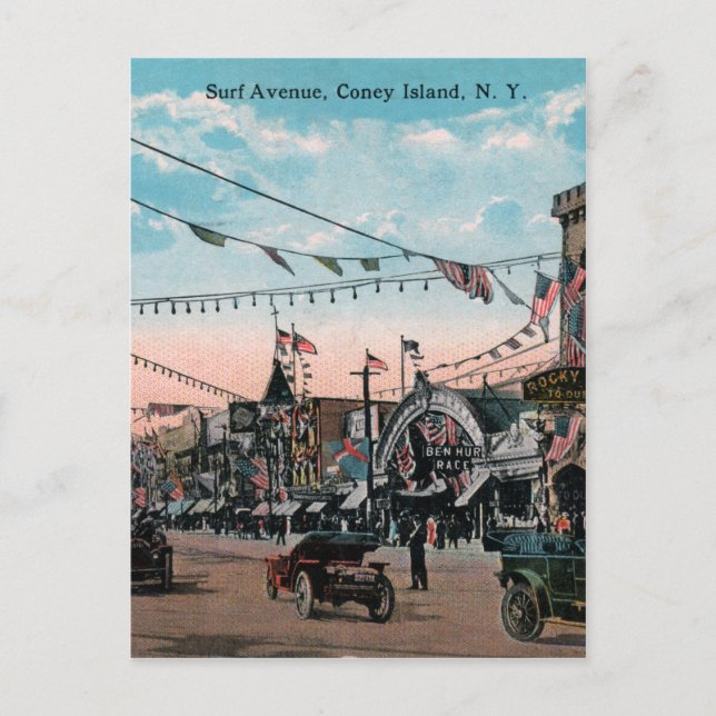 Coney Island Postcard (Front)