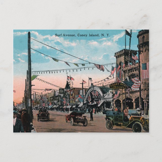 Coney Island Postcard (Front)