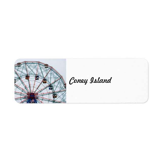 Coney Island Return Address Label (Front)