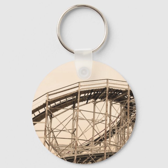Coney Island Roller Coaster Key Ring (Front)