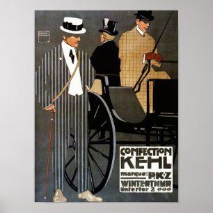 Confection Kehl Gentlemen Clothing Poster