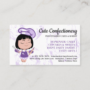 Confectionery Bakery discount loyalty Business Card