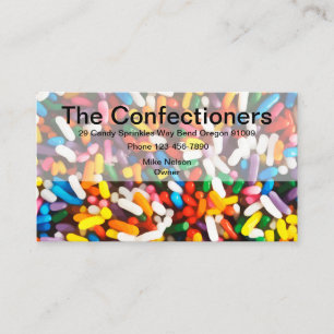 Confectionery Theme Business Card