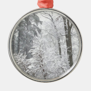 Confections in Snow --- Metal Ornament