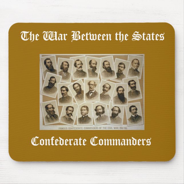 Confederate Commanders Mouse Pad (Front)