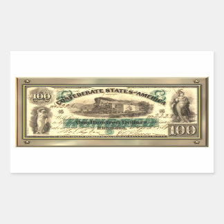 Confederate Money Sticker