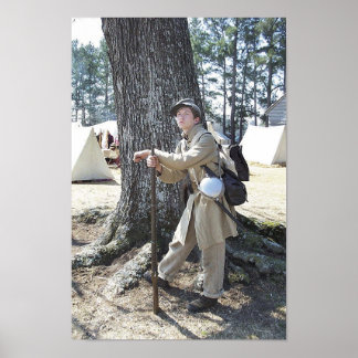 Confederate Soilder Poster