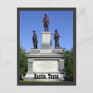Confederate Soldiers- Austin, Texas Postcard
