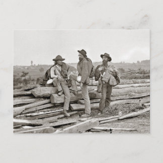 Confederates at Gettysburg, 1863 Postcard