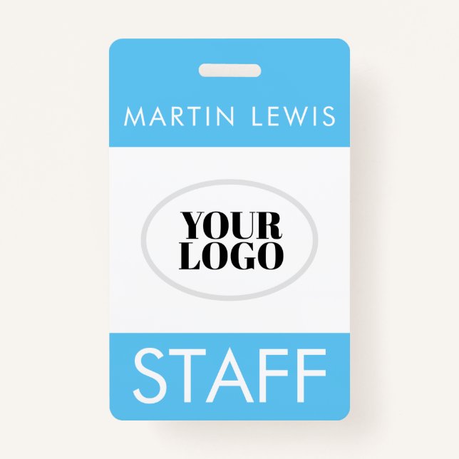 Conference Lanyard Badge Custom STAFF ID  ID Badge (Front)
