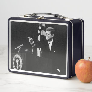 Conference of John Kennedy 35th US President  Metal Lunch Box