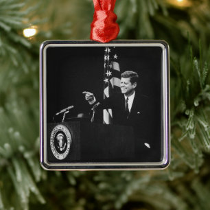 Conference of John Kennedy 35th US President  Metal Ornament