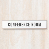Conference Room Sign for Office Door Self Adhesive