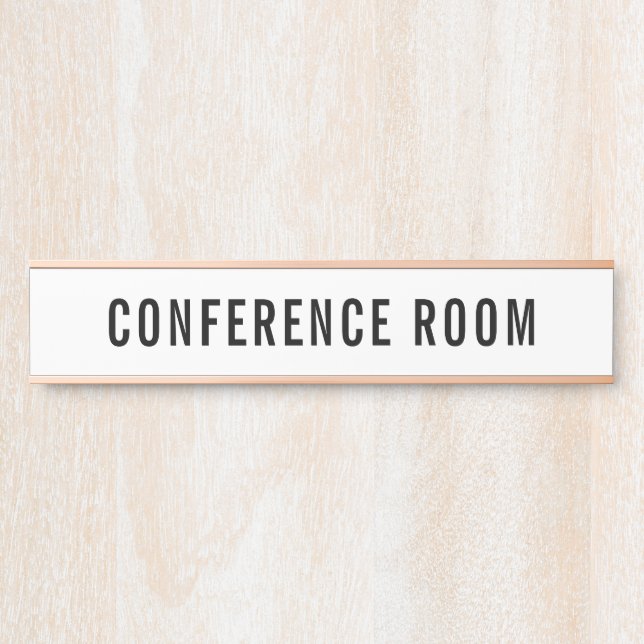 Conference Room Sign for Office Door Self Adhesive (Front)