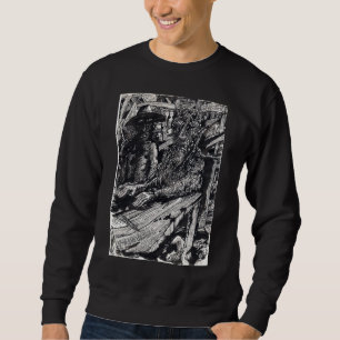 "Confess!", india ink drawing Sweatshirt