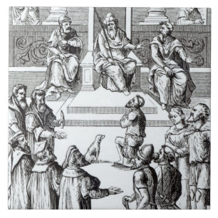 Confession for amends before the tribunal, after a tile
