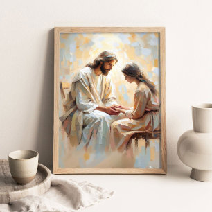Confessions of Love, Christian art, Jesus and Me  Poster