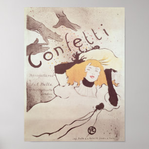 Confetti, 1893 poster