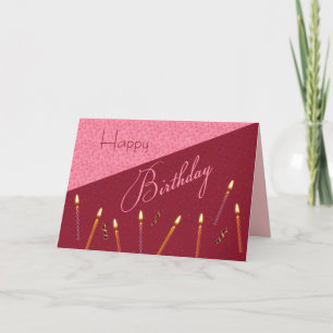 Confetti and Candles Birthday Card