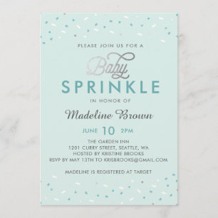 Confetti Baby Sprinkle Invitation