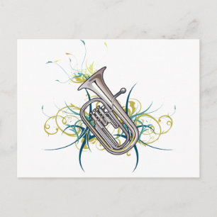 Confetti Baritone Postcard
