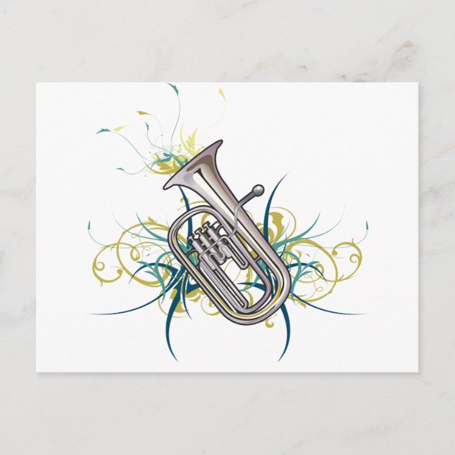 Confetti Baritone Postcard (Front)