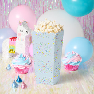 Confetti Blue 1st Birthday Favour Box