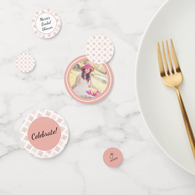 Confetti | Blush Damask (Group)