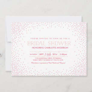 Confetti Bridal Shower Invitation