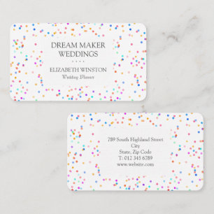 Confetti Business Card