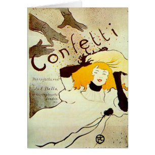 Confetti c. 1894 by Henri de Toulouse-Lautrec