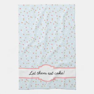 Confetti Cake • Blue Buttercream Frosting Tea Towel