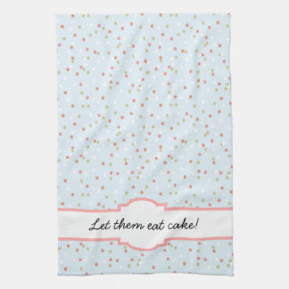 Confetti Cake • Blue Buttercream Frosting Tea Towel
