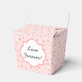 Confetti Cake • Pink Buttercream Frosting Favour Box